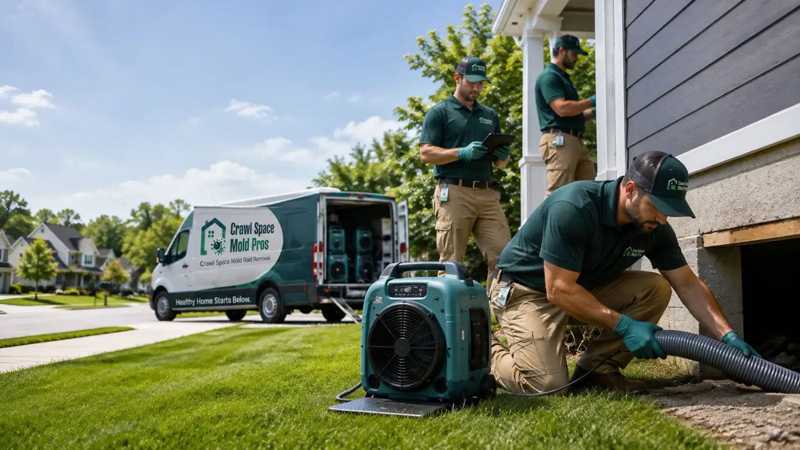 Crawl Space Mold Removal in Cleveland, UT